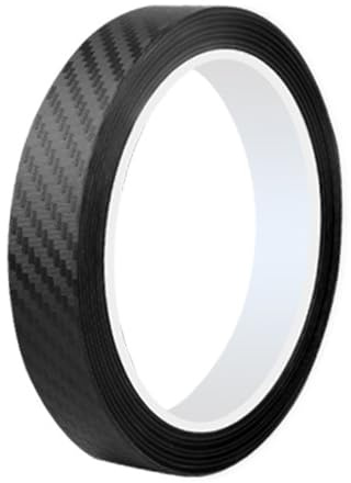 Visxcnu Protector de Umbral de Puerta de Coche, Película Protectora de Parachoques de Fibra de Carbono para Protección de Borde de Puerta de Coche, Borde de la Puerta del Coche Etiqueta (3CM*3M)