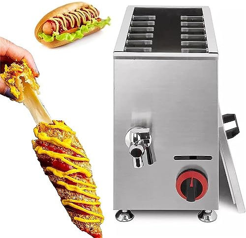 Macchina per Hot Dog al Formaggio da 21 Litri, Attrezzatura per friggere Bastoncini di Formaggio, friggitrice per Corn Dog per Ristorante, Cucina di casa, Snack Bar