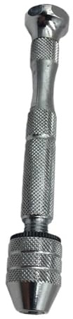 Alluminio Rotary Pin Vise Cacciavite Trapano A Mano Mandrini Strumento di Riparazione Orologio Orologiaio Gioielli Punzonatura Strumento Mano