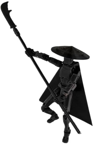 13 Robot Action Figur med Tillbehör och 3D-tryckt Dekor | 12 Robot Action Figures med Tillbehör för Game Lovers Unika 3D-Printade Modellfigurer för Dekoration
