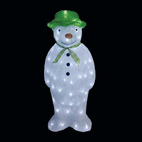 UK Christmas World The Snowman Large Acrylic with 100 LEDs