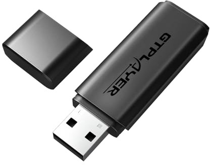 GTPLAYER Bluetooth 5.1 USB Adapter Wireless Audio Dongle for PC Laptop PS4 PS5 Switch Headphones, for GTPLAYER Music Gaming Chair and Recliner, Dual Link (Connect Two Devices)