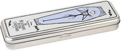 Grupo Erik Disney The Nightmare Before Christmas Metal Pencil Case | Set of 12 Double-Sided Pencils | 24 Colours | Pencil Tin | Cute Pencil Case | School Pencil Case | Slim Pencil Case