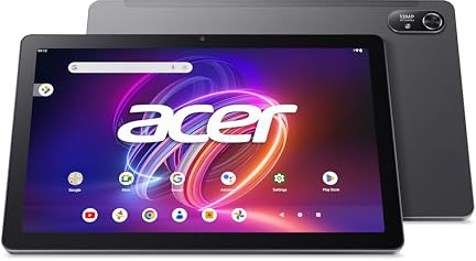 Acer Iconia Tab P11 (P11-11-89UK) surfplatta 27,94 cm (11 tum) IPS Touch Display – MediaTek MT8781 Octa-Core-processor, 8 GB LPDDR4X RAM, 256 GB (UFS) minne, Android 14, Iron Grey + Portfölj Case