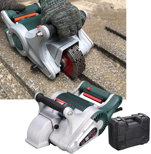 Scanalatrice elettrica per muri da 4800 W, macchina per il taglio di scanalature per muri con puntamento a infrarossi, macchina per scanalature senza polvere, profondità/larghezza: 40 mm per cemento