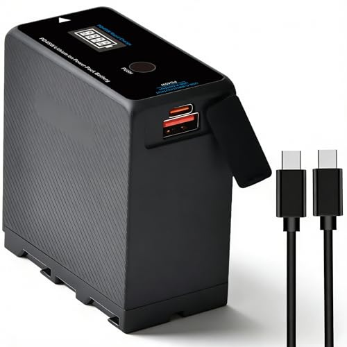 TAVT Batería para Sony NP-F970 NP-F570 NP-F750 NP-F750 NP-F770 NP-F770 NP-F930 NP-F950 NP-F950 NP-F960 F750 F550, para cámara, videocámara, monitor, luz LED de vídeo