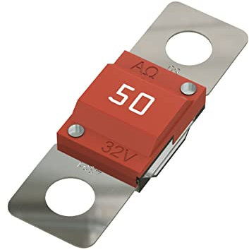 AUPROTEC Midi Hochstromsicherung Schraubsicherung 40A - 100A Auswahl: 50A Ampere rot, 3 Stück