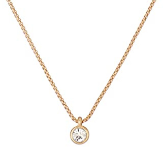 Ted Baker Sininaa Crystal Pendant Necklace For Women (Gold/Crystal)