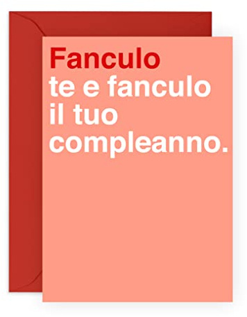 Central 23 Biglietto d'auguri maleducato per amico - Biglietto di compleanno divertente per uomo, donna - Biglietto esilarante per lui lei - Regalo di compleanno per fratello e sorella - con adesivi