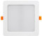 Maclean MCE374 S LED Licht-Panel Einbaustrahler Deckenstrahler Deckenspot Deckenleuchte Decken-Strahler Einbauleuchte (18W Einbaustrahler, Eckig)