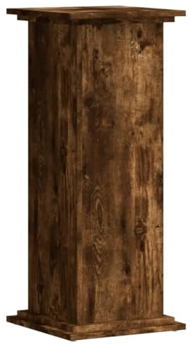 vidaXL Plant Stand, Plant Pot Stand for Indoor Living Room, Plant Holder for Decorative, Flower Stand Flower Pot, Smoked Oak Engineered Wood