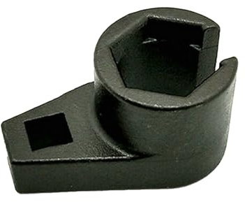 Oiieco 22mm Oxygen Sensor Socket 3/8 Drive – Heavy Duty Chrome Moly Steel Lambda Sensor Removal Tool, Slotted & Offset Design for Easy Access – Fits Most Cars & Exhaust Systems