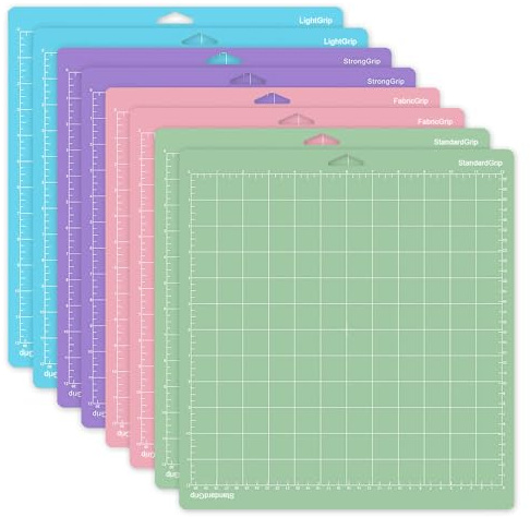 Yeqqzq 8 Pcs Cutting Mat, 12x12 Thickened Self Healing Cutting Mat for Cricut Maker and Explore Cutting Machines