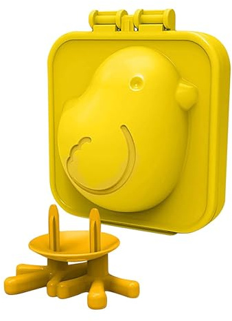 Söt äggformare - 3D kyckling kyckling kawaii köksverktyg rolig gul