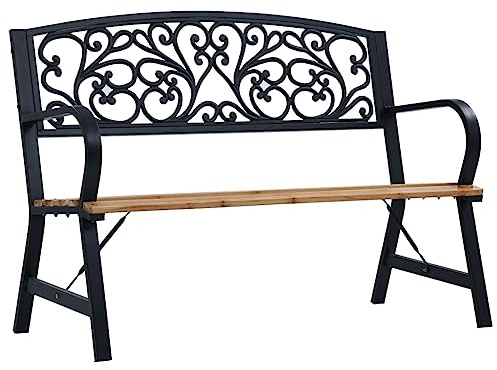 vidaXL Trädgårdsbänk 120 cm trä