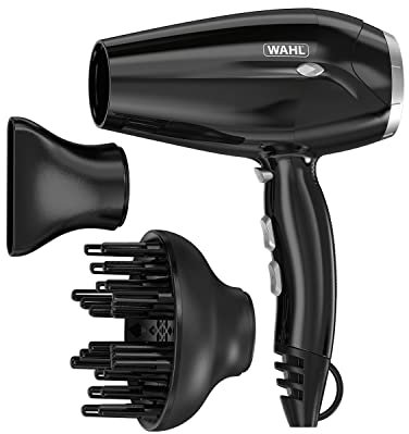 Wahl Power Shine Dryer, Cool Shot Button, 3 Heat and 2 Speed Settings, Adjustable Temperature, Quick Dry Airflow, Fast Drying, Enhance Curls and Waves