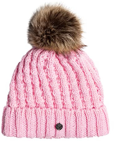 Roxy Girls Blizzard Beanie, One Size, Pink Frosting