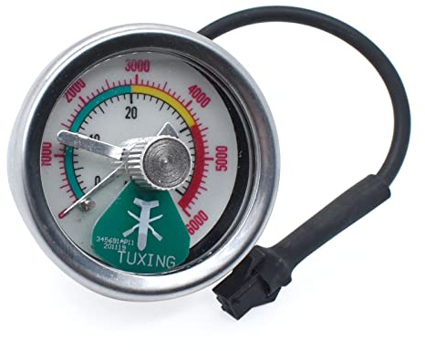 TUXING 6000Psi Pcp Air Compressor Adjustable Pressure Gauge Thread Air Manometer Paintball High Pressure Pump Accessories M10*1