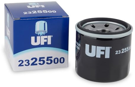 UFI Filters, Filtro Olio 23.255.00, Filtro Olio per Ricambio, Adatto a Auto, Applicabile su Diversi Modelli Chevrolet, Opel, Piaggio, Subaru, Suzuki e Vauxhall