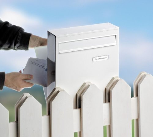 Burg Wächter Zaunbriefkasten Leipzig, weiss