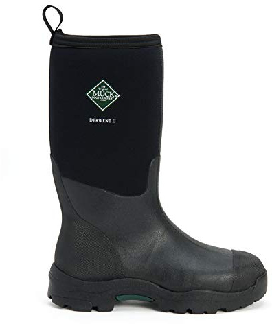 Muck Boots Derwent II Stivali In Gomma Nera Da Pioggia - EUR 47