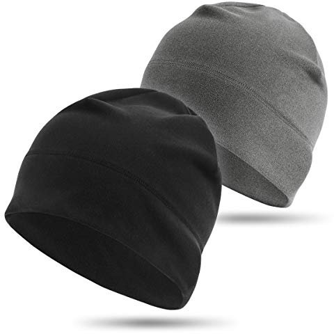 HASAGEI Laufmütze Herren und Damen Sportmütze Fahrrad Mütze Funktionsmütze Fleece Thermo Atmungsaktiv für Laufen Skifahren Radfahren Snowboarden Klettern Motorradfahren Outdoor