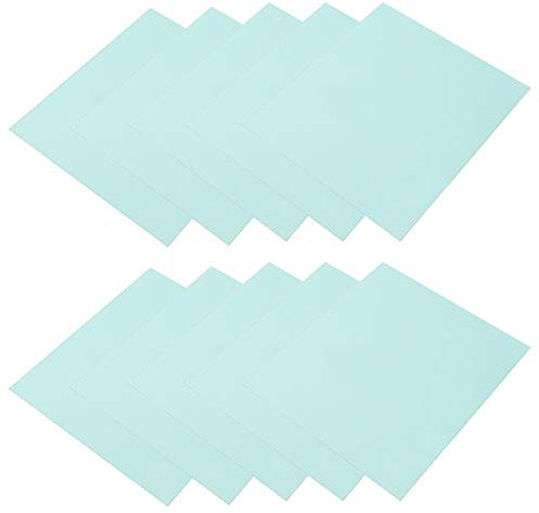 Kadimendium 10Pcs 138x122mm Welding Helmet Transparent Protective Plate Spare Lens Industrial Supplies Hood Clear Lens Cover Welding Protective Lens Replacement