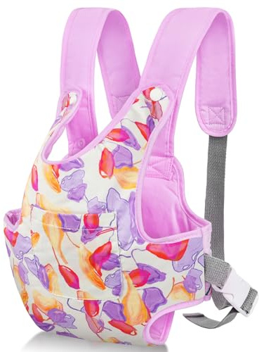 Aolso Portabebés para Muñecas,Accesorios para Muñecos Bebé de 14 a 18 Pulgadas,Portador de Muñecas de Transporte para Niños,Juguetes para Juegos de rol para Niños 1+Año Transportar Juguetes de Peluche