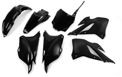 UFO PLAST Kit negro Kawasaki KX 85 2022-2024
