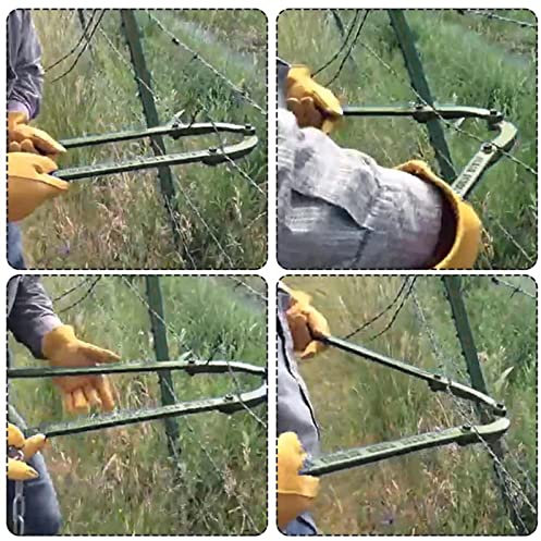 Garden Fence Repair Tool, Strong Corrosion-Resistant Barbed Wire Stretcher for Professional Use - Durable Anti-Rust Equipment for Fence Fixing
