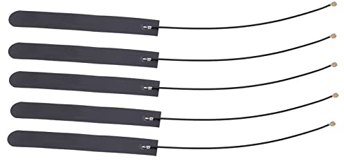 Baxnore 5PCS Full Band Internal FPC Antenna NZ5GFPC001 High Gain Wide Range Signal Booster for GSM 5G 4G 2G NB IOT Network Equipment FPC Soft Board 12cm Cable Interface
