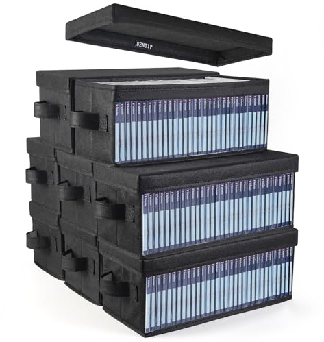 UENTIP 256 CDs in Standard-Jewelcases, 512 CDs in Slimcases und 1400 Discs in CD-Hüllen (8er-Pack)