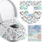 YIHATA 40 Stück Einweg Toilettenauflage Toilette Auflage Toiletten Sitzbezug für Kinder und Erwachsene Universal Töpfchentraining Toilette Töpfchentraining Liners Reisezubehör, einzeln verpackt