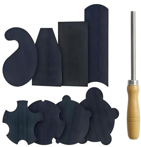 Rascador de gabinete (1 pulidor + 2 rectángulos, 1 curvo, 1 cuello de cisne, 2 cóncavos y 2 convexos)