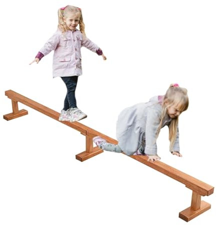 YXXSDP Home Gymnastics/Balance Beam Bar, Athlete Competition Training Walking Beams/Floor Beam, No Tool Require, for School/Travel/Gym Center, Load 198lbs(15cm(5.9in) width/300cm(118.1in) long)