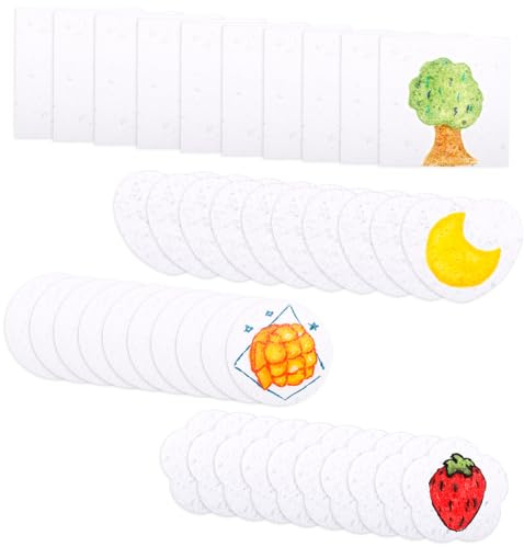 lasuroa 40 pezzi Carta da Disegno in Schiuma Magica, 3D Pittura a Texture Pittura Magica Gonfia Fai Da Te Tela Cellulosa Carta Artistica Divertente Creativo Forniture Artistiche per Bambini e Adulti