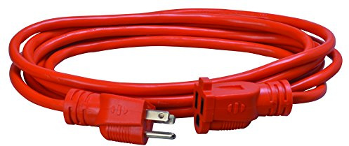 Southwire Outdoor Extension Cord - Durable Vinyl Build for Outdoor Use - Moisture & Sunlight Resistant - Molded Water Resistant Blades - 16/3 Gauge - 10-Foot Cord