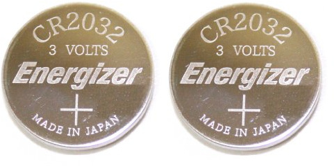 Energizer CR2032 Lithium Battery 3V Coin Cell (Value Pack of 2)