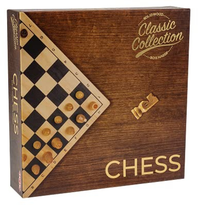 Tactic - 40218 - Jeu de Société - Coffret Echecs en Bois, L