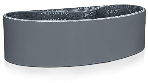 Sruhrak Slipband 100 x 915 mm – 5 stycken 800 korn kiselkarbid slipband för polering och rostning av metall