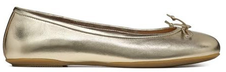 Geox Damen D Palmaria B Ballet Flat, LT Gold, 38.5 EU