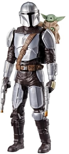 Star Wars Hasbro Blaster da Cacciatore di Taglie del Mandaloriano e Grogu, Action Figure da 28 cm con Effetti sonori, Giocattoli interattivi per Bambini e Bambine dai 4 Anni in su