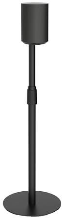 PEGZONE Soporte Altavoces para Sonos Era 100/300, 1 Unidad, Negro