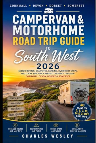 Campervan & Motorhome Road Trip Guide to South West 2026: Scenic Coastal Drives Through Cornwall, Devon, Dorset and Somerset With Campsites, Hidden Gems and Smart Travel Tips