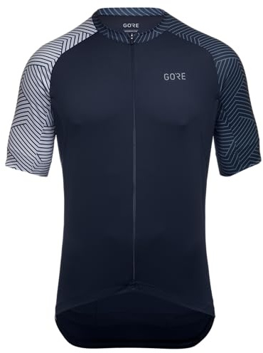 GORE WEAR Mens C5 JERSEYS, Orbit Blue/White, XL EU