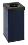 Poubelle anti-feu - Carrée - 55 Litres - Bleu