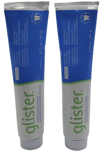 2 x GLISTER MULTI-ACTION FLUORIDE TOOTHPASTE by Amway
