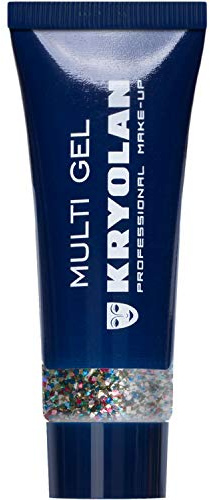 Kryolan Multi Glitter Gel grob, 10ml Multicolor