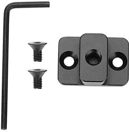 Piastra di Montaggio Prolunga, Piastra di Montaggio Esterna per Accessori del Giunto Cardanico Della Camera in Lega di Alluminio con Accessori Supporto per Monitor per Ronin S