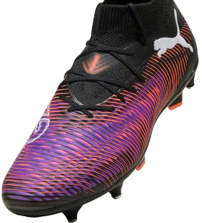 Puma Future 8 PRO MXSG - Scarpe da Calcio Unisex, Puma Black-Puma White-Glowing Red,